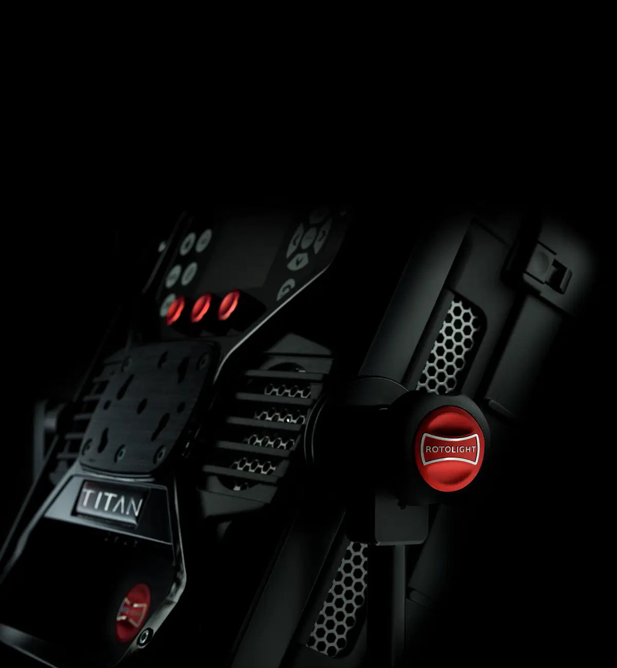 TITAN X1 angled with a dark background