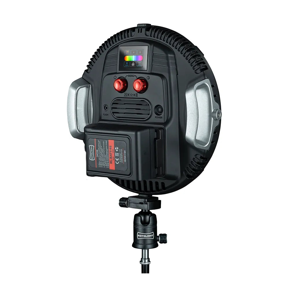 Angle shot of Rotolight AEOS 2