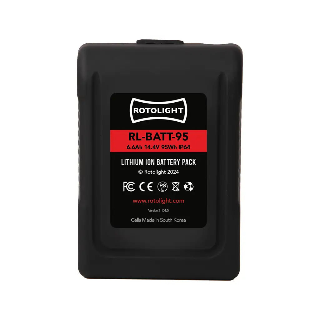 ROTOLIGHT Vマウントバッテリー RL-BATT-148 ケース付き 95 Wh V-MOUNT LITHIUM IP64 BATTERY