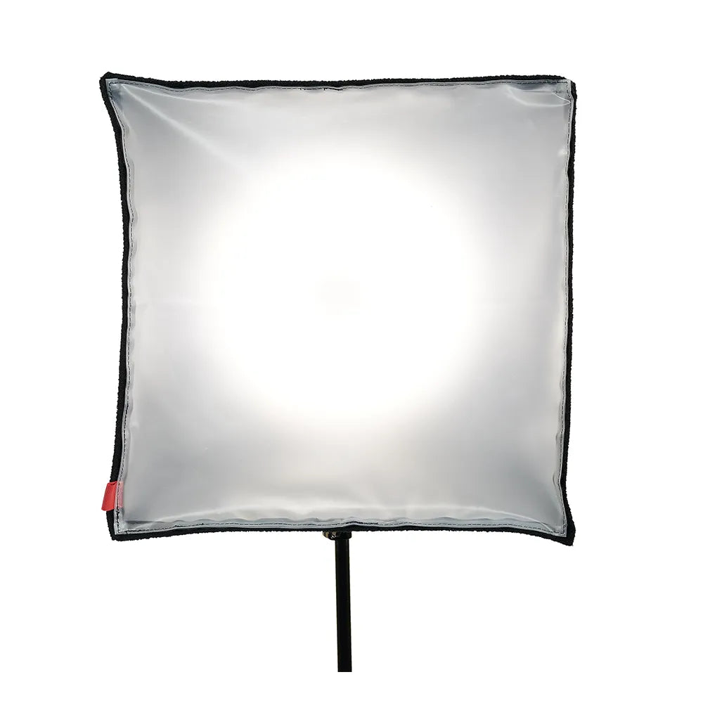 Frontview of softbox for Rotolight AEOS