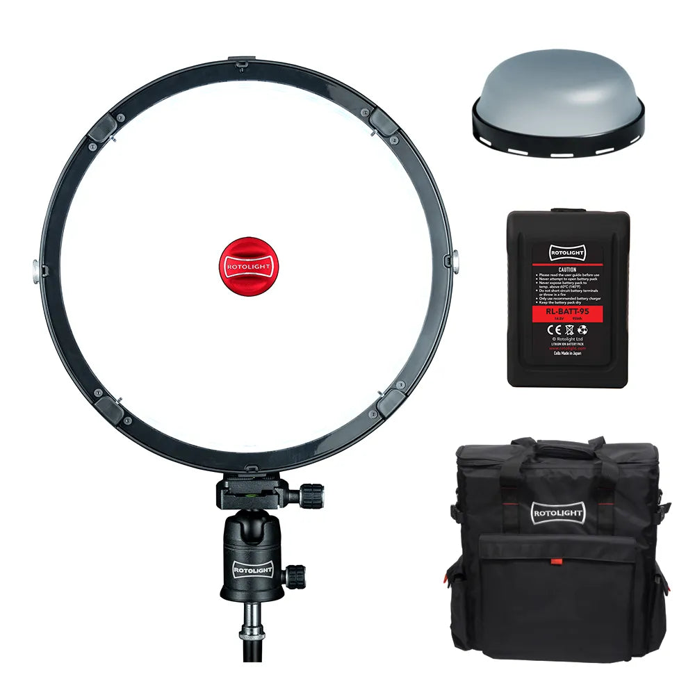 Rotolight AEOS 2 with bag, battery and dome