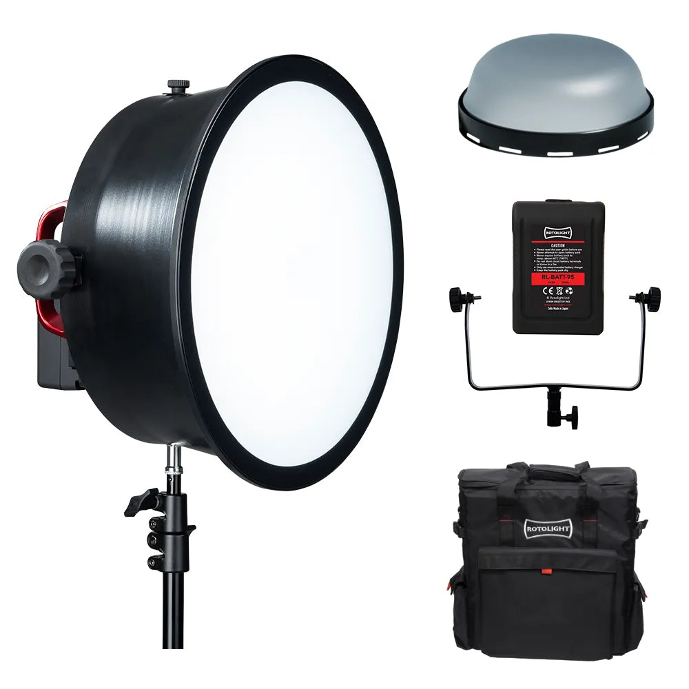 Smartsoft box on AEOS 2 PRO with explorer bag, yoke, battery and diffusor dome
