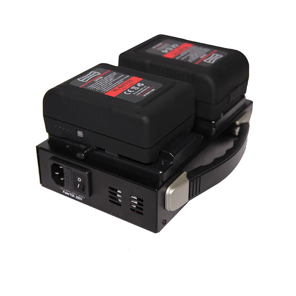 DUAL CHANNEL V-LOCK BATTERY CHARGER