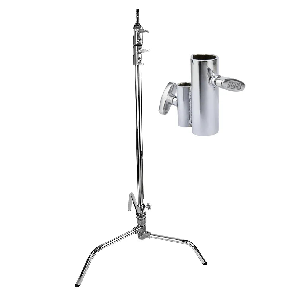 Rotolight 20-Inch Chrome-Plated C-Stand and Adapter Bundle
